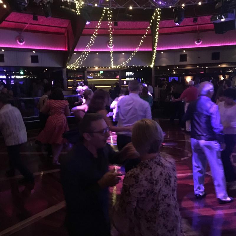 Swing dancers hit the floor at the Arkaba