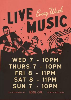 live music poster