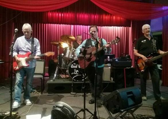 Band playing rock n roll at the British Working Men's Club in Wingfield South Australia